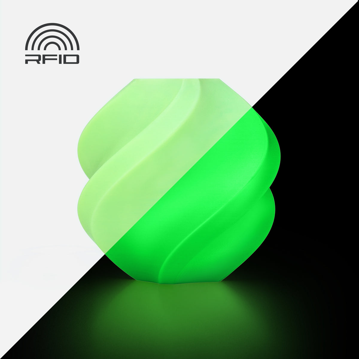 Bambu Lab: PLA Glow – Green – 1 kg