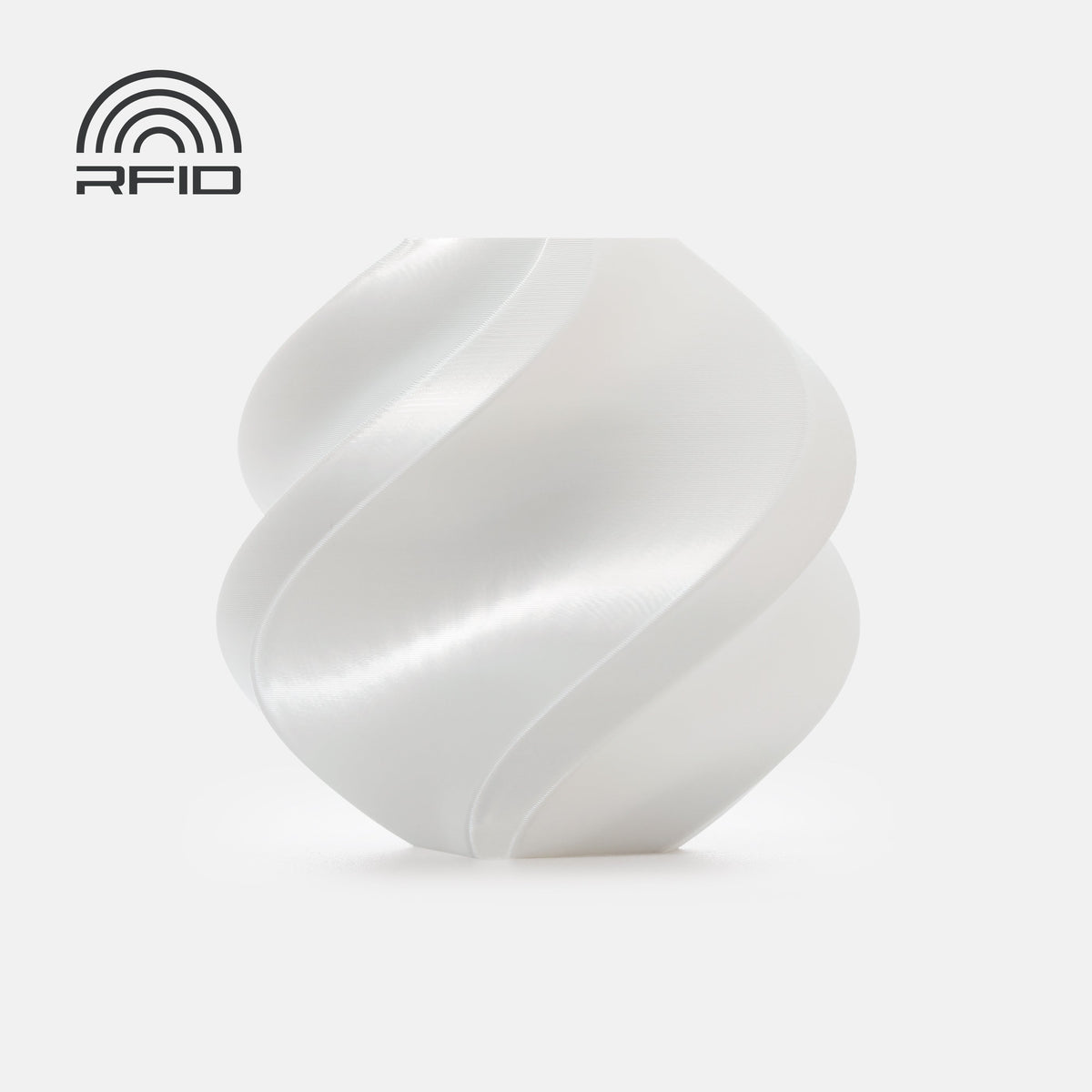 Bambu Lab: PLA Silk+ – White – 1 kg