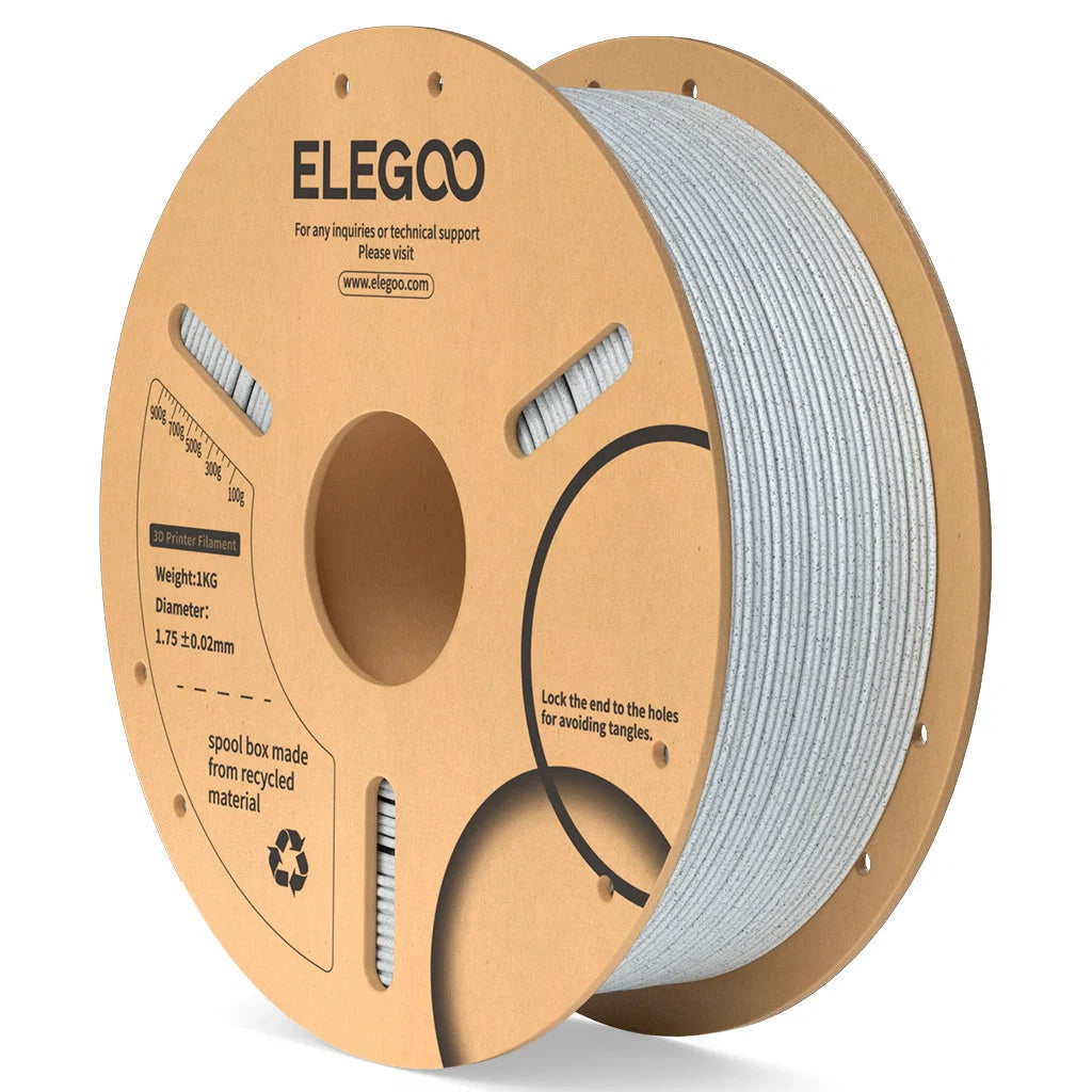 Elegoo: PLA Marble – White – 1 kg