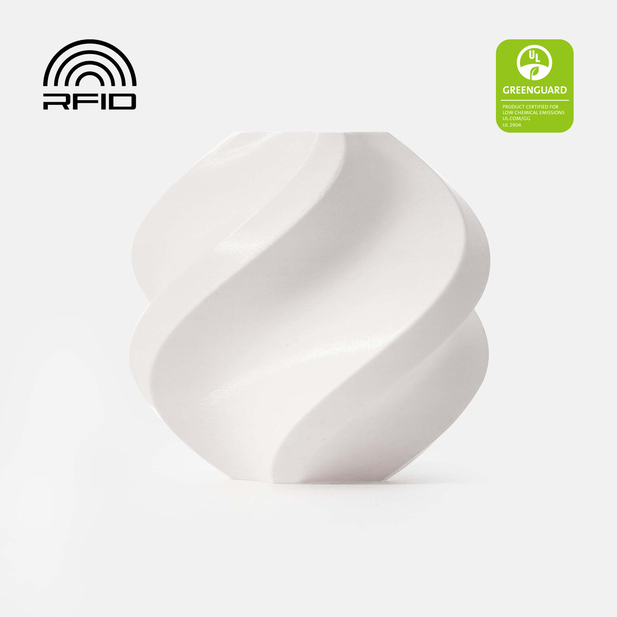 Bambu Lab: PLA Basic – Jade White – 1 kg