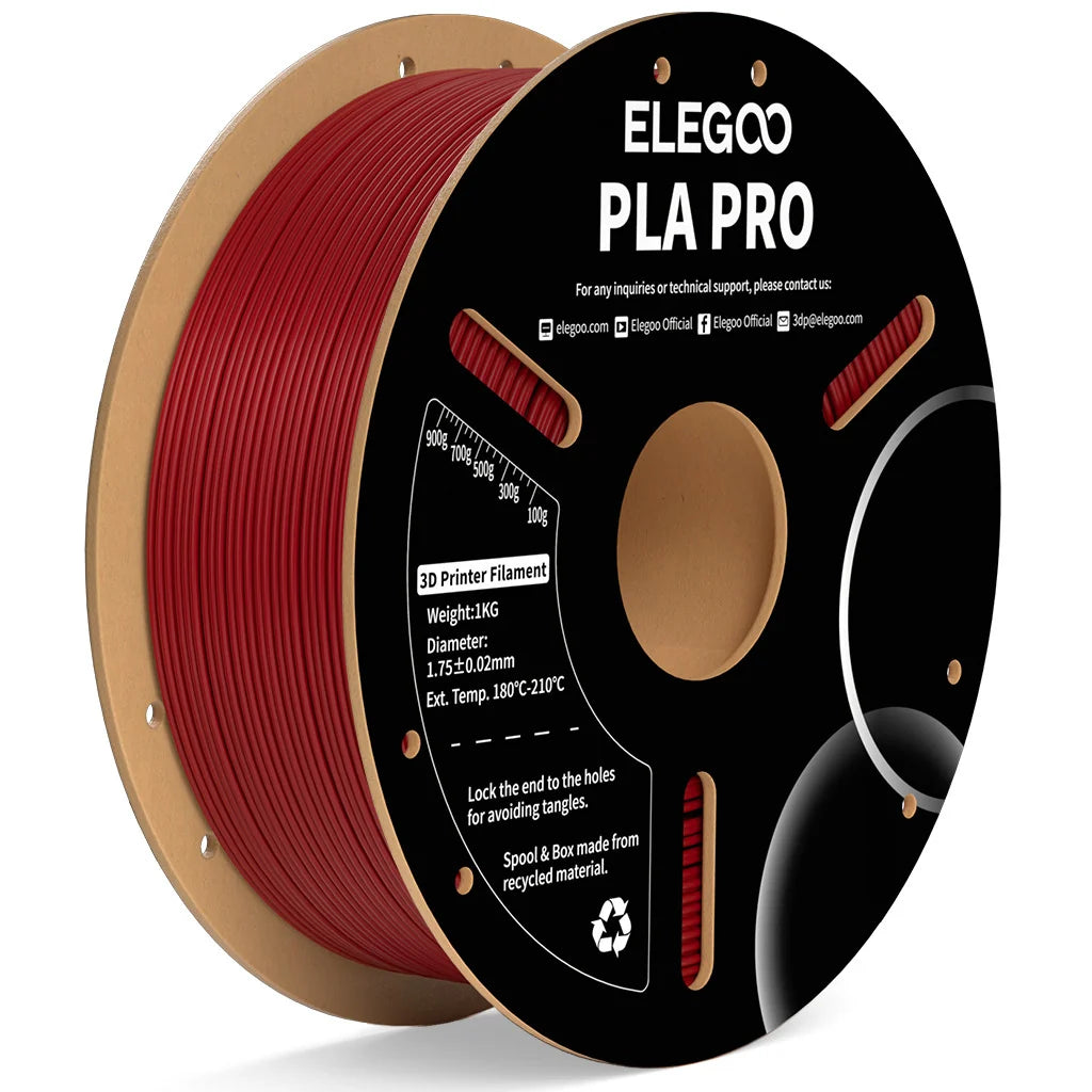 Elegoo: PLA Pro – Red – 1 kg