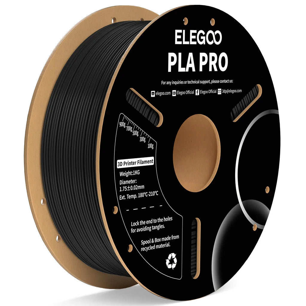 Elegoo: PLA Pro – Black – 1 kg