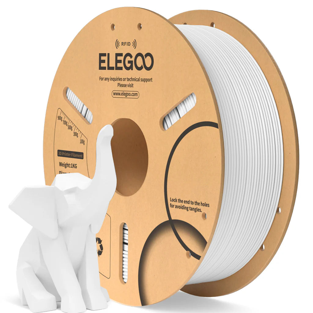 Elegoo: PLA (RFID) – White – 1 kg